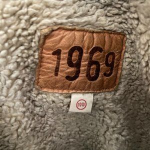 Men's leather jacket. Vintage Gap